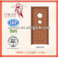 Pvc interior door with glass